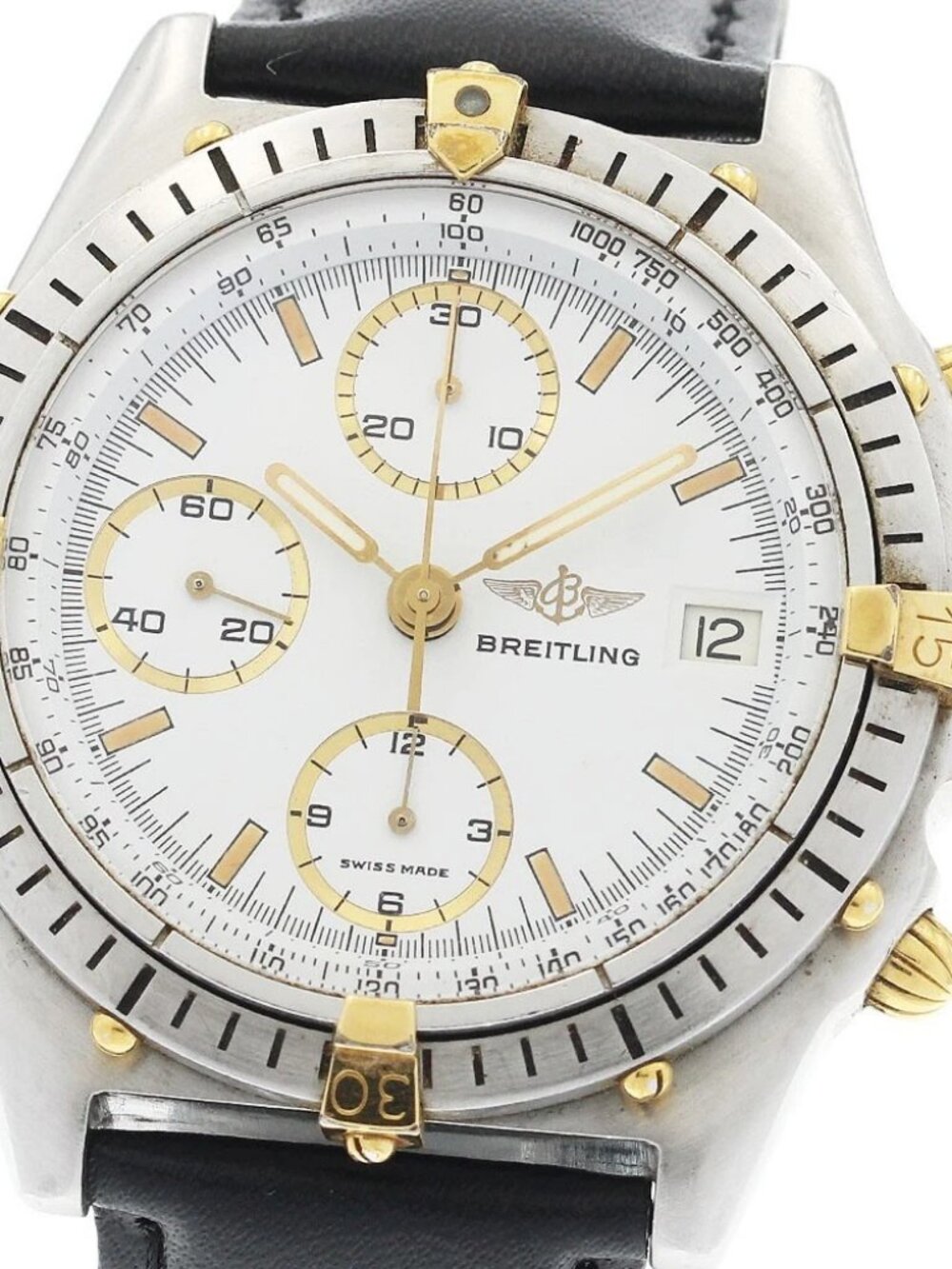 BREITLING Chronomat 81.950 Chronograph Date white Dial Automatic Men's